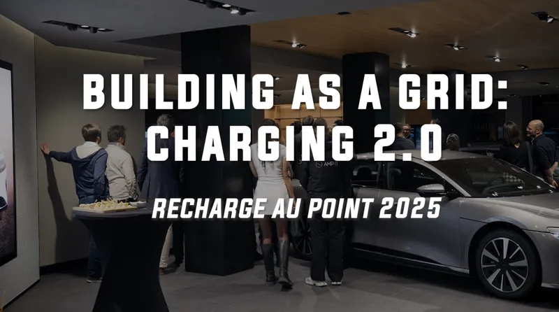 Lancement du projet "Recharge au point" - Building as a grid - Recharge 2.0
